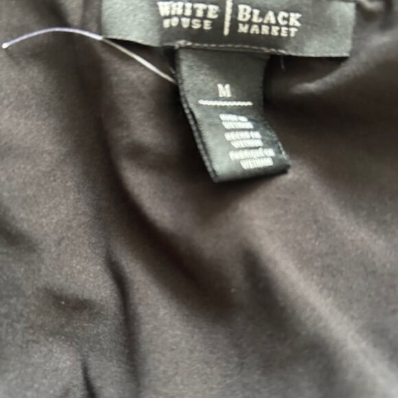 Strapless Black and white top with side zipper - Picture 3 of 4